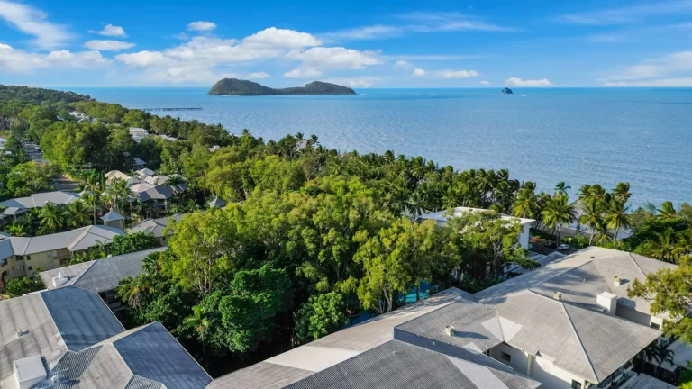 Sunny vacation Home Palm Cove Drone Shots 13